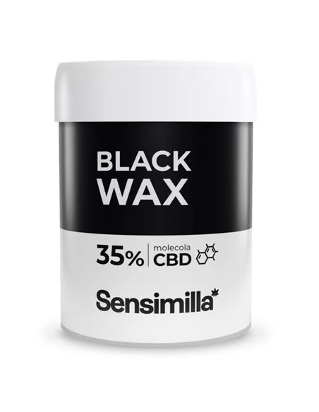barattolo black wax 35% CBD