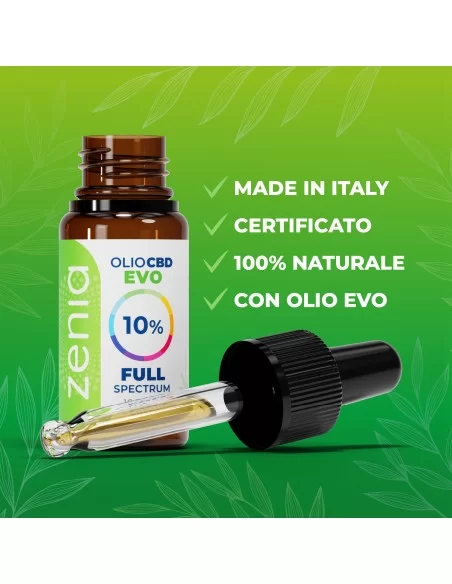 Olio CBD 10% secondaria