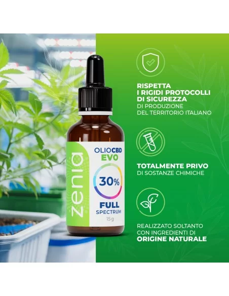 Olio CBD 30% secondaria