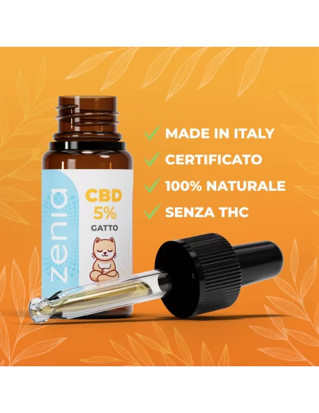 olio cbd gatto 5% secondaria