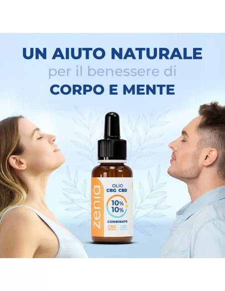 Olio CBG 10% + CBD 10% sec
