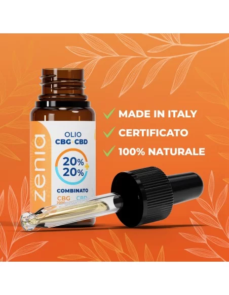 Olio CBG 20% + CBD 20% sec