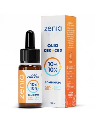 Olio CBG 10% + CBD 10% 10 ml
