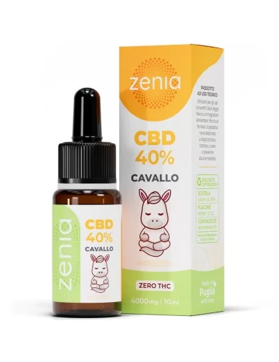 Olio CBD 40% cavallo 10 ml