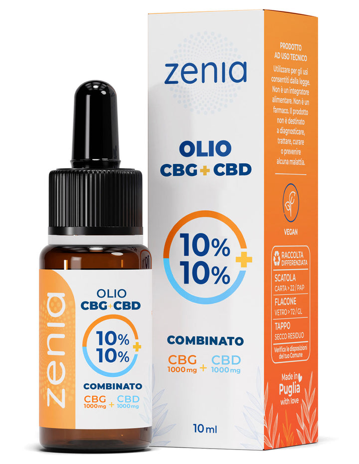 Zenia Olio CBG 10% + CBD 10%