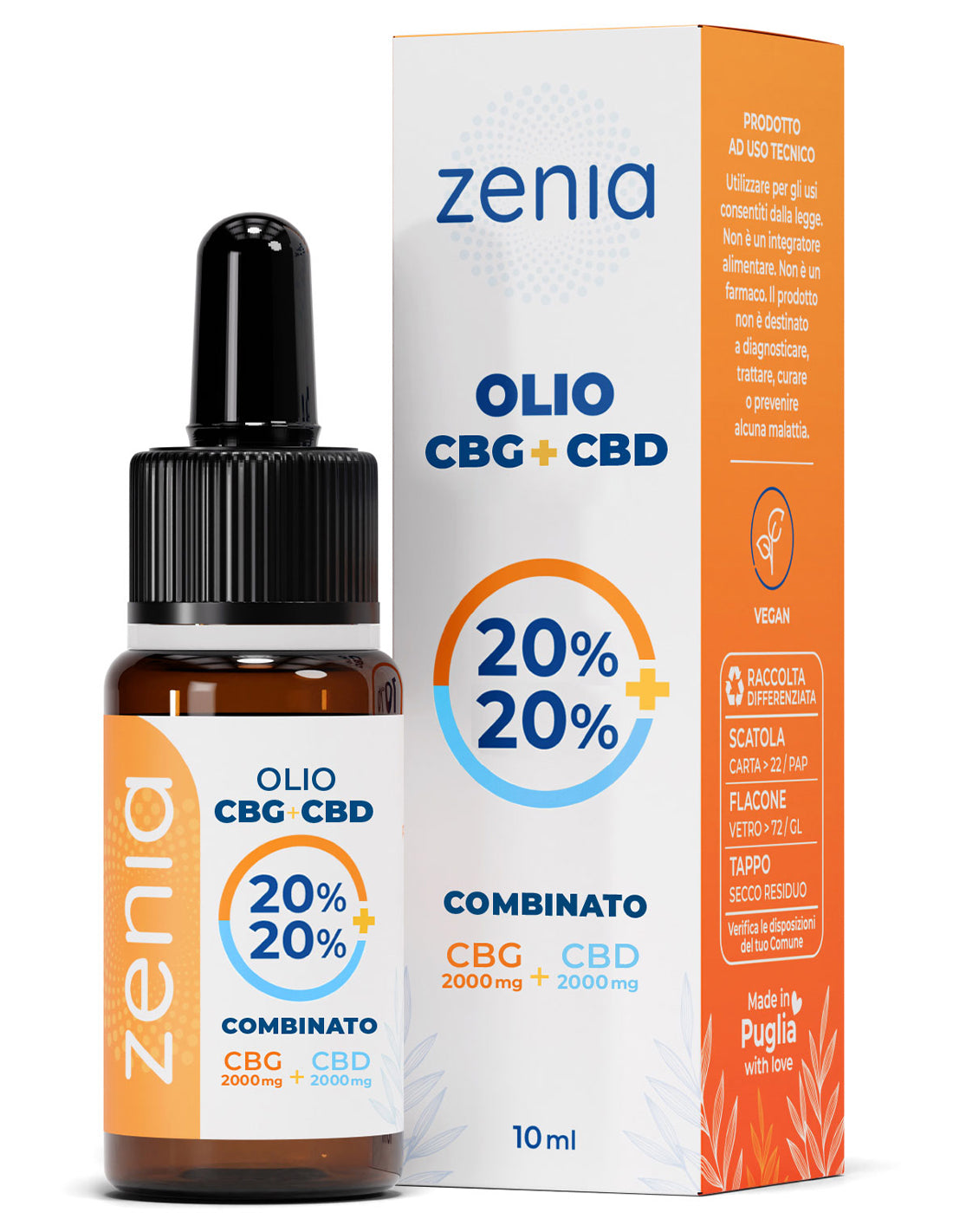 Zenia Oil CBG 20% + CBD 20%