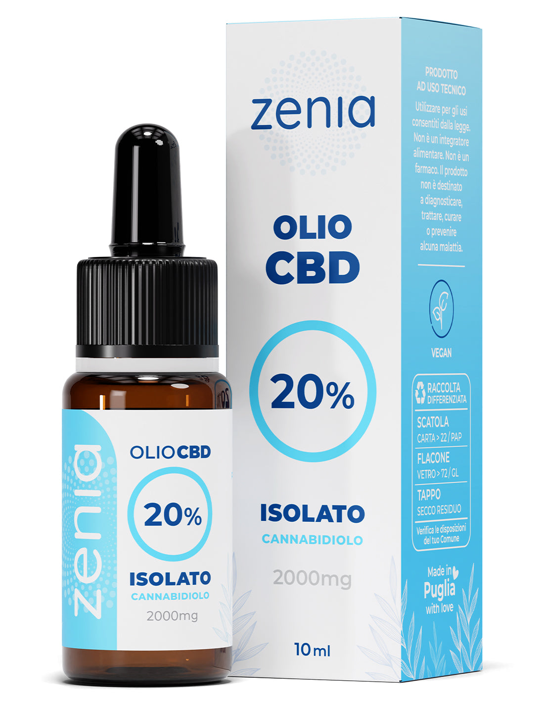 Olio CBD 20% no thc