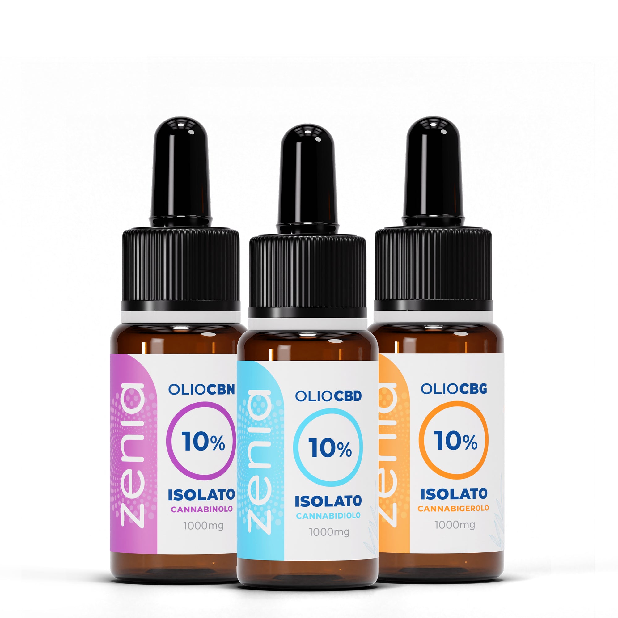 Kit Oli Isolati 10% CBD - CBN - CBG
