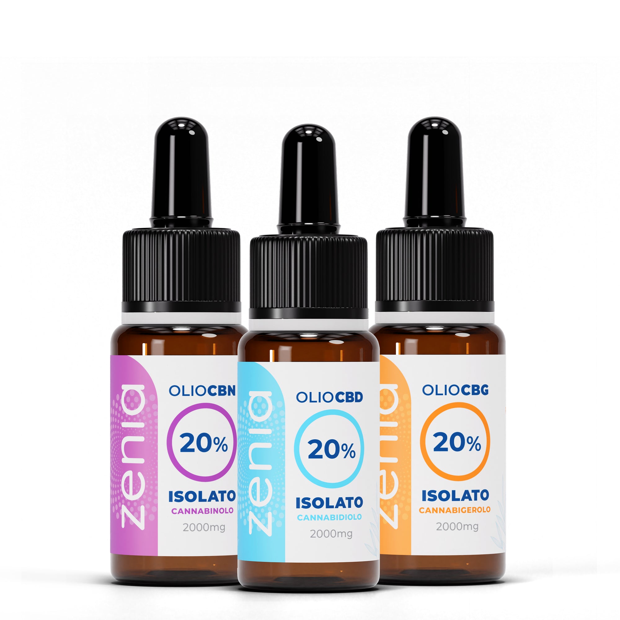 Kit Oli Isolati 20% CBD - CBN - CBG