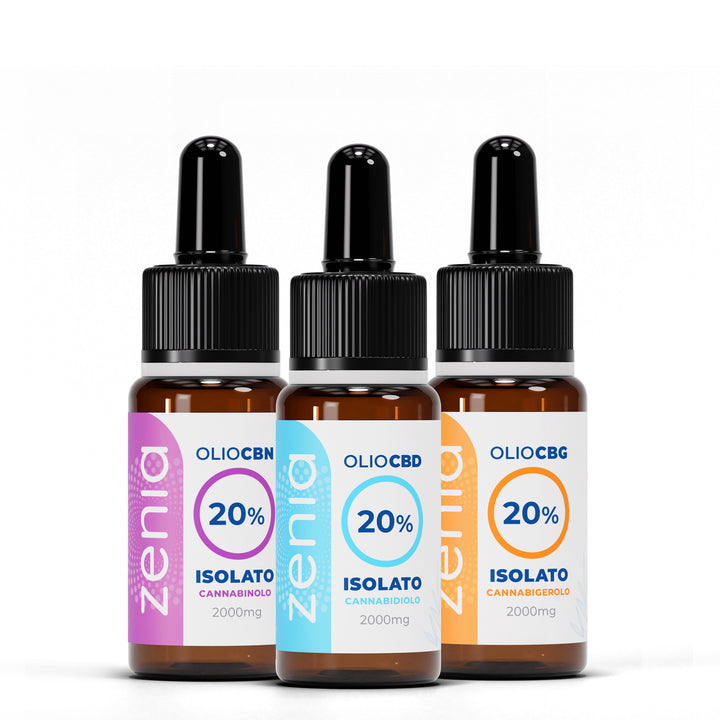 Kit Oli Isolati 20% CBD - CBN - CBG